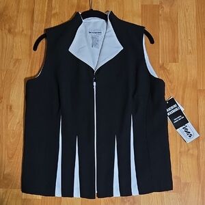 Perceptions Black and White Vest